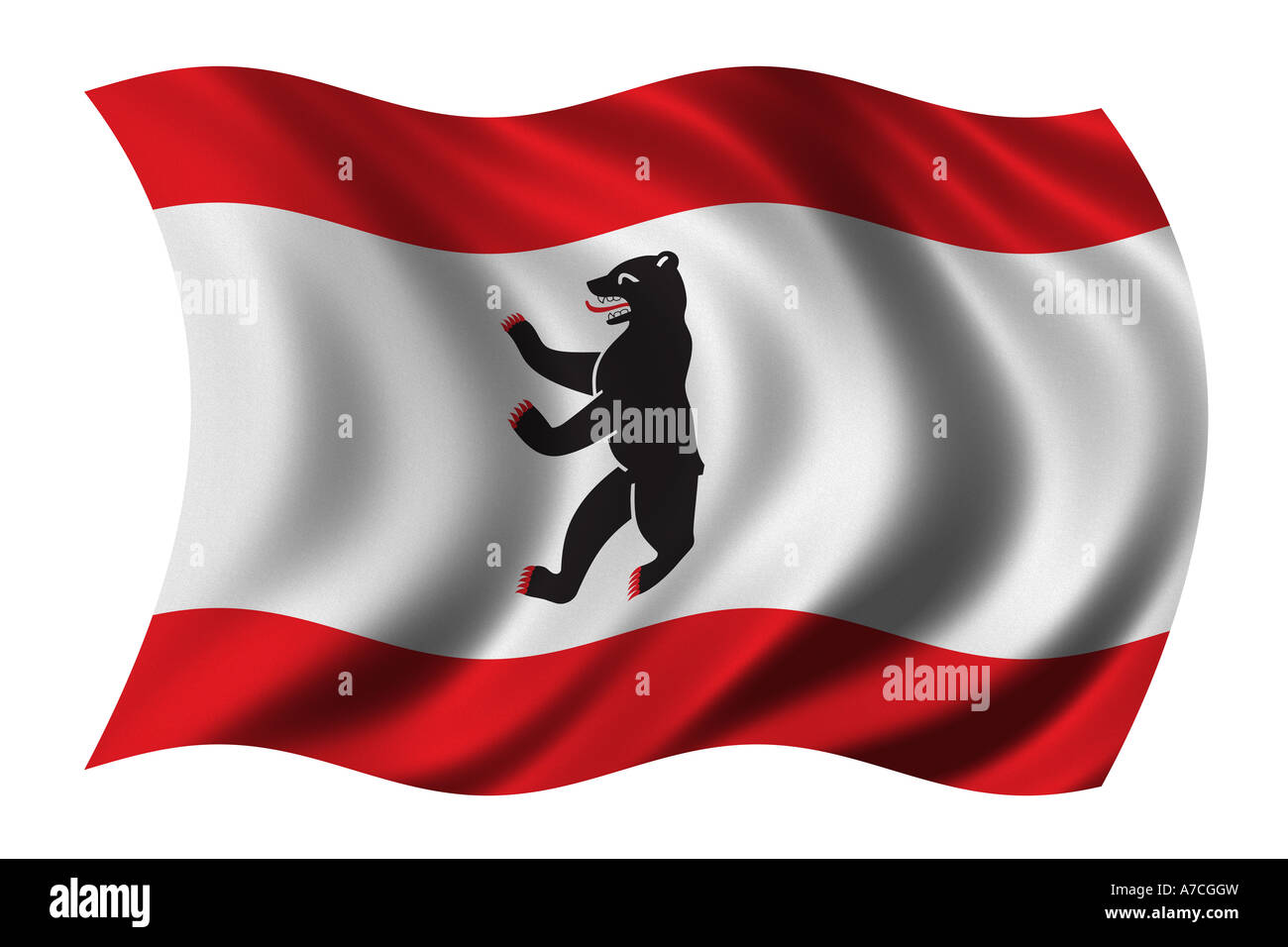 Flag of Berlin Stock Photo