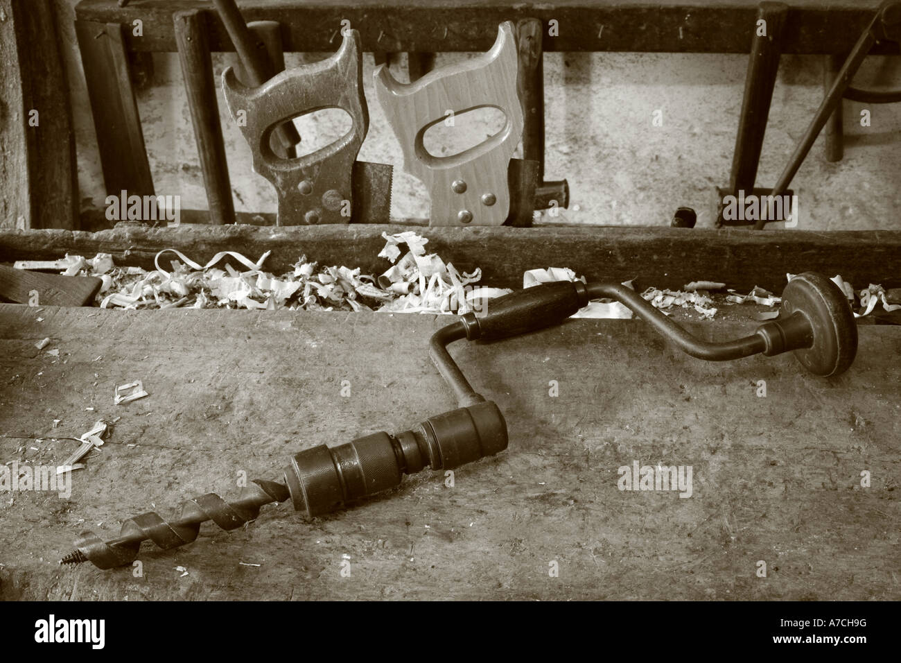 Carpentry cooperage tools Stock Photo - Alamy