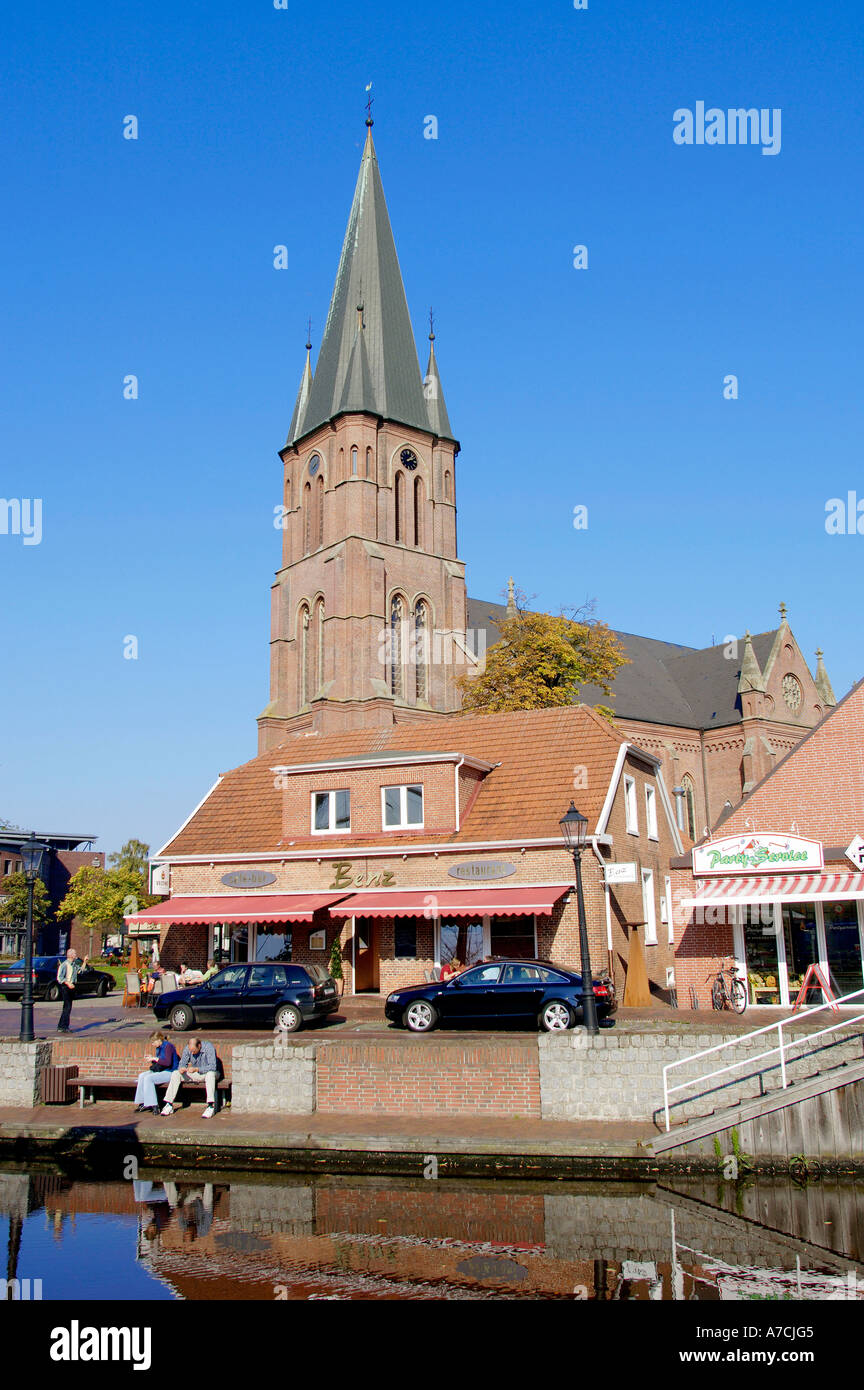 Church St. Antonius Papenburg Stock Photo - Alamy
