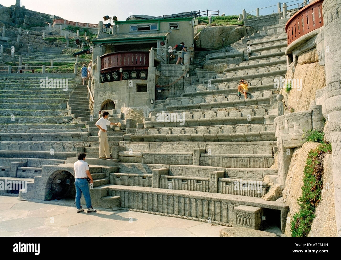The Minack cliff top Theatre, Cornwall, England, UK Stock Photo Alamy