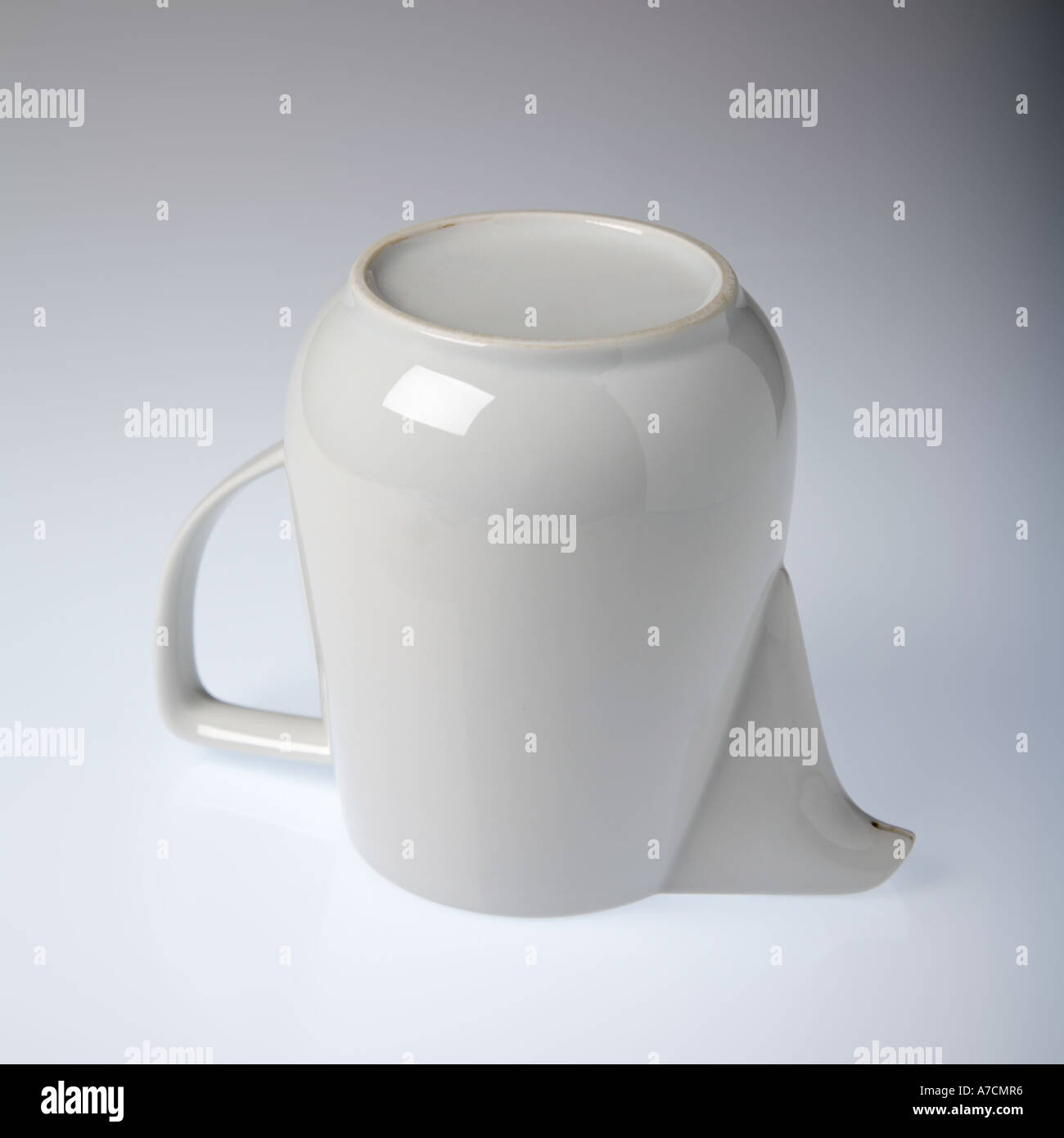 Coffeepot upside down Stock Photo
