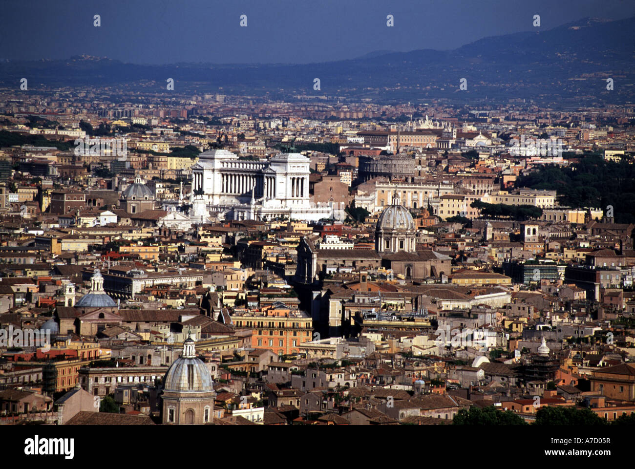 Rome, City Skyline From St Peter's Dome Stock Photo - Alamy