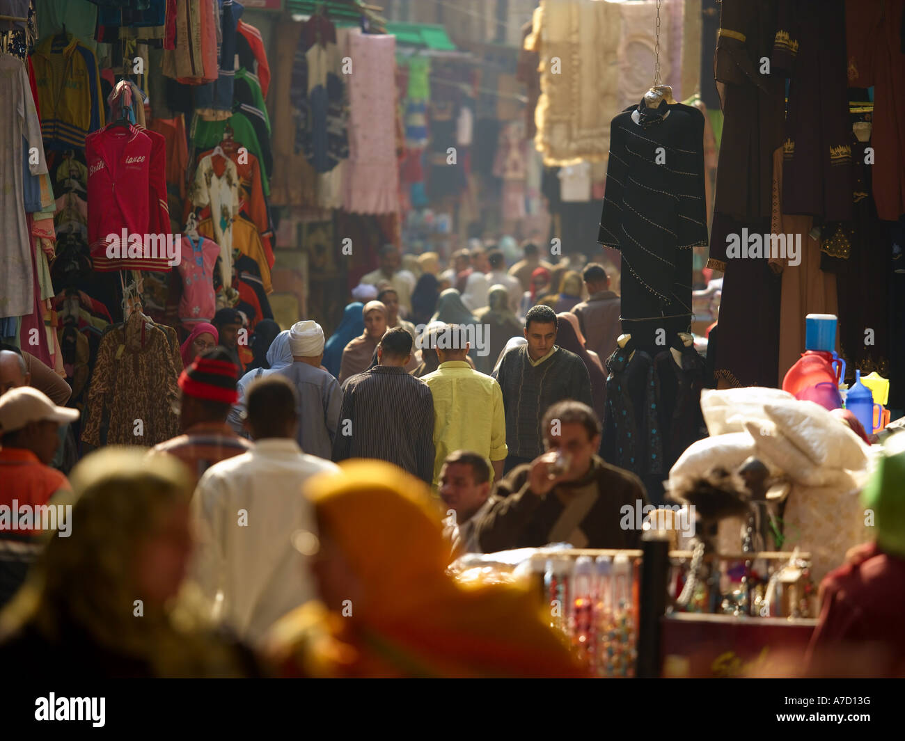 Cairo Street Market Near Khan El-khalili Stock Photo