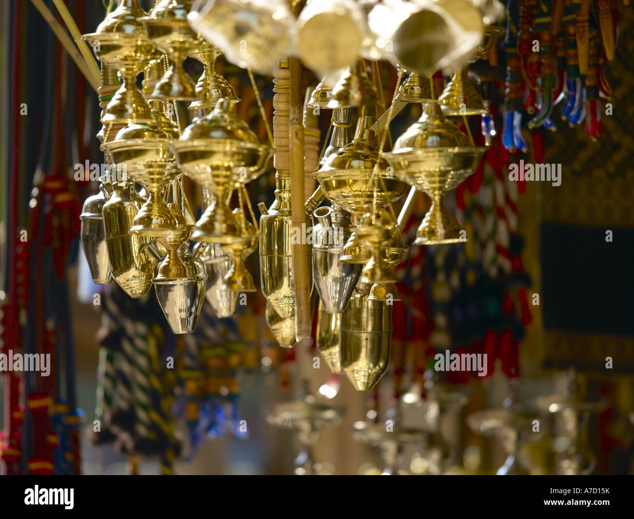 Near Khan Al Khalili, Souvenirs For Sale Stock Photo