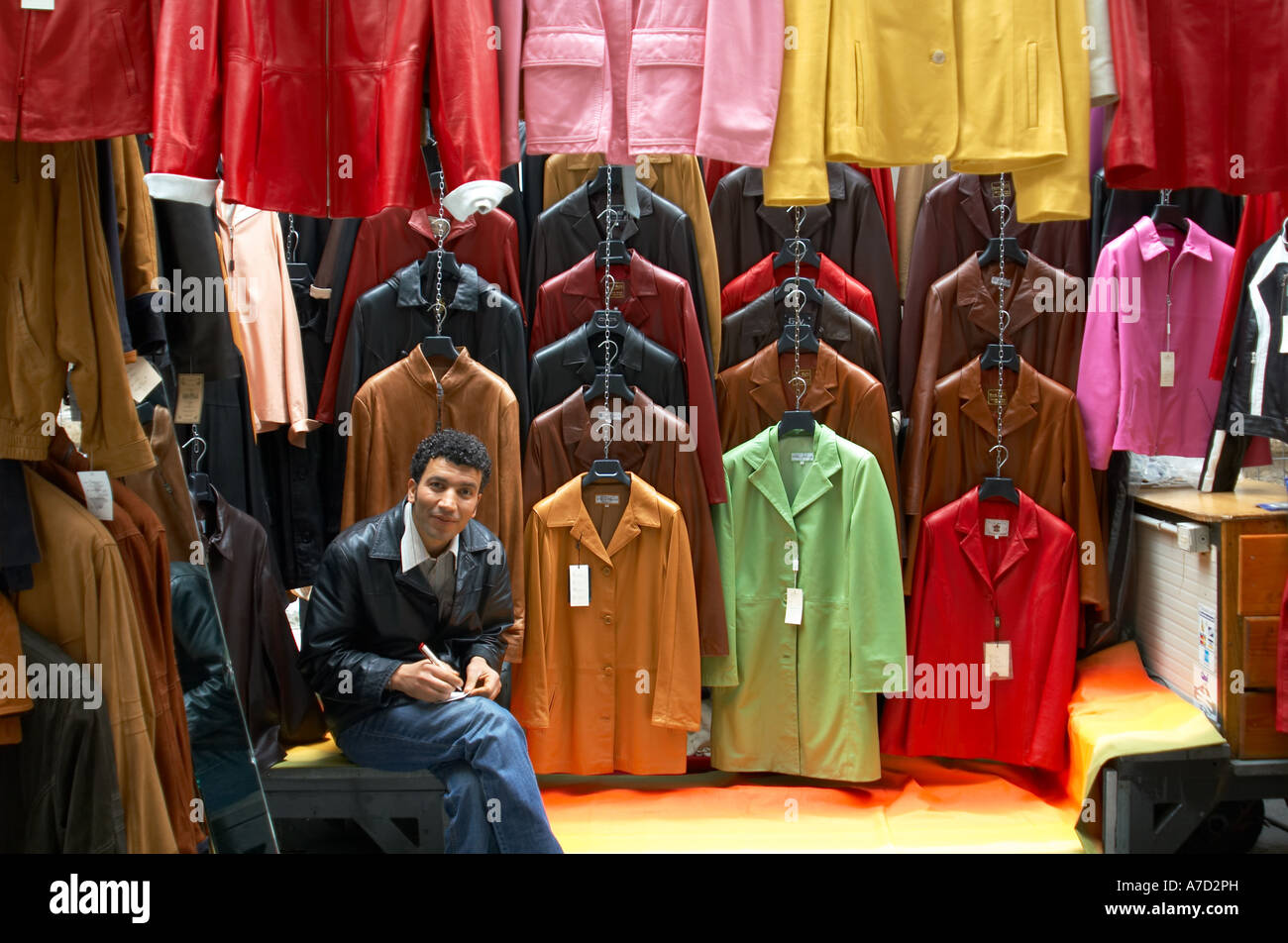 Florence leather coat hi-res stock photography and images - Alamy