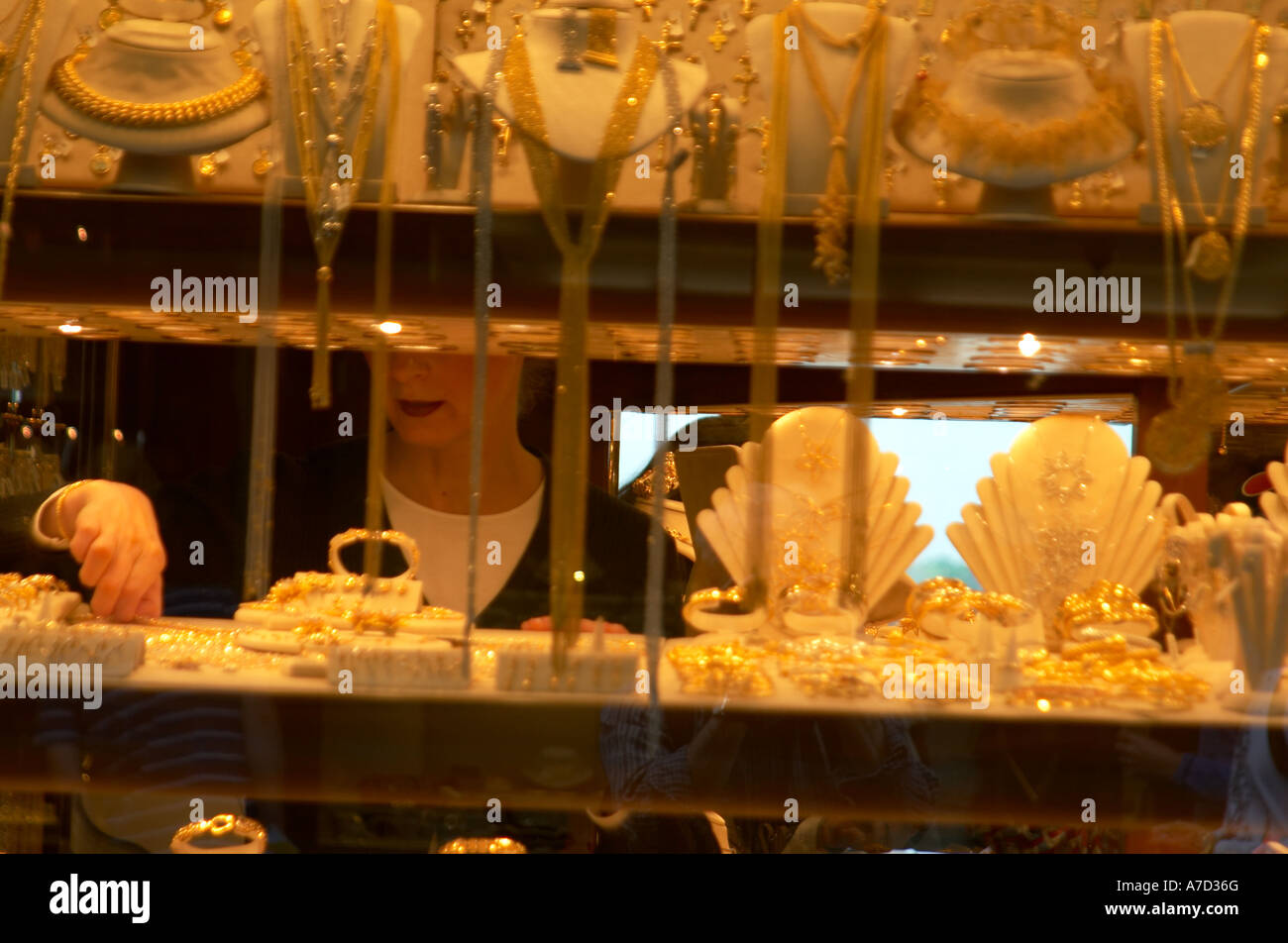 Jewelry shops on the Ponte Vecchio Florence Italy Stock Photo Alamy
