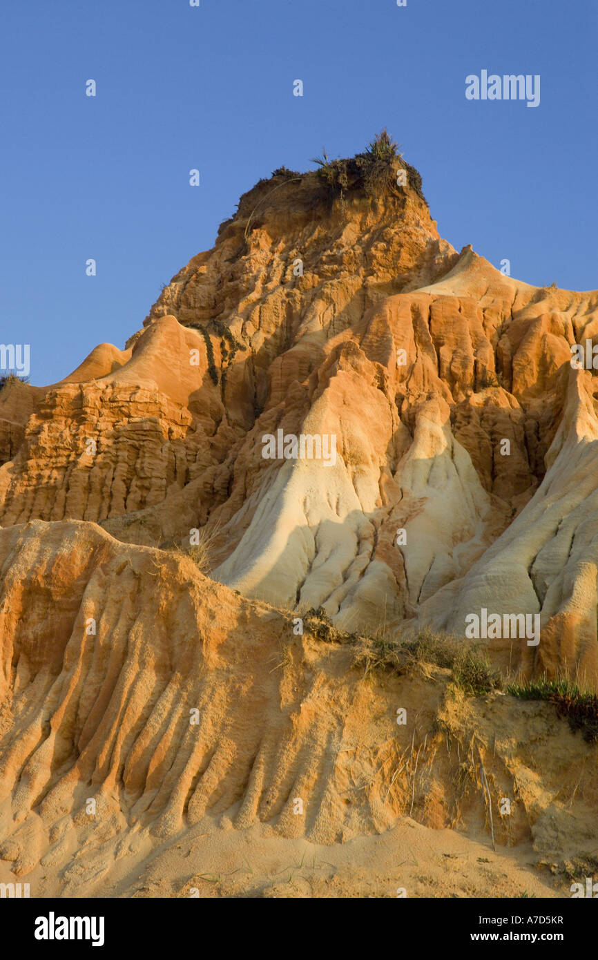 Praia Da Falesia, Cliff Formations Stock Photo