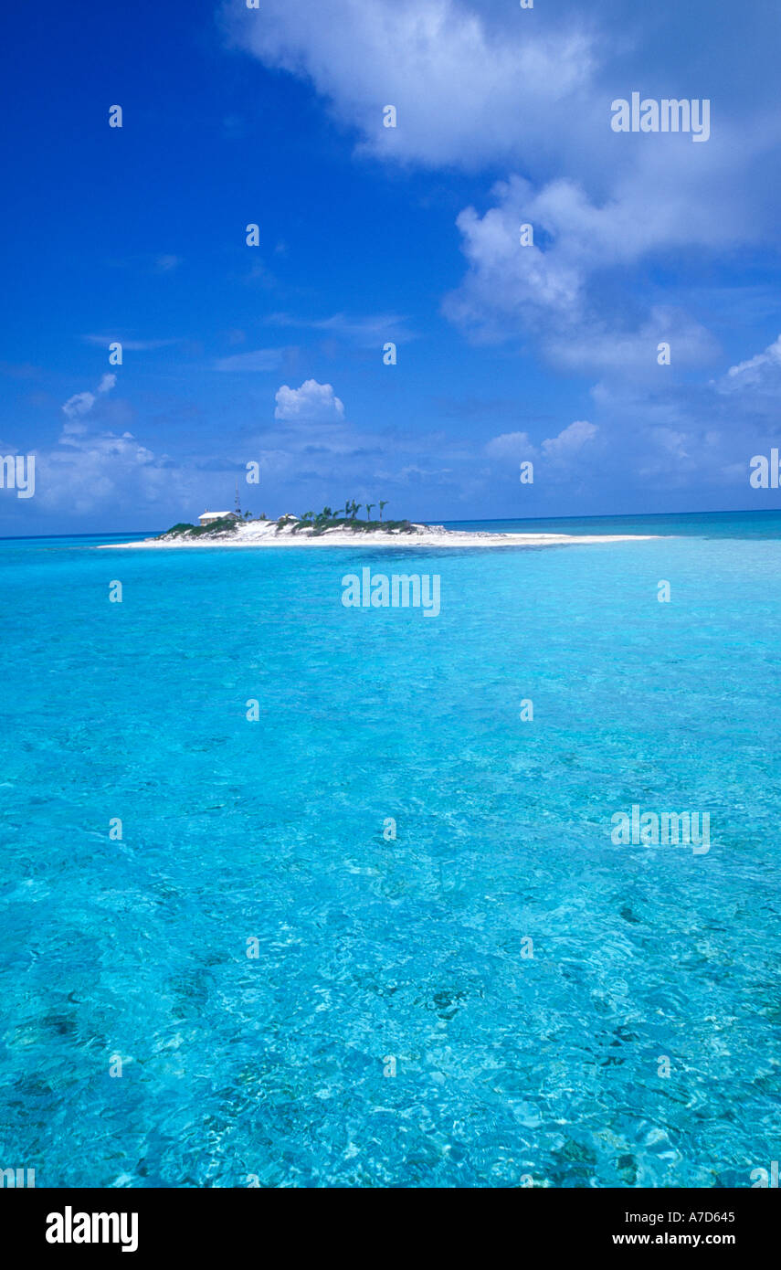 A SMALL OUT ISLAND IN THE EXUMA CHAIN BAHAMA ISLANDS Stock Photo