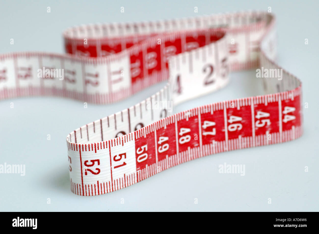 a tape measure in different colors that you use when sewing clothes Stock  Photo - Alamy