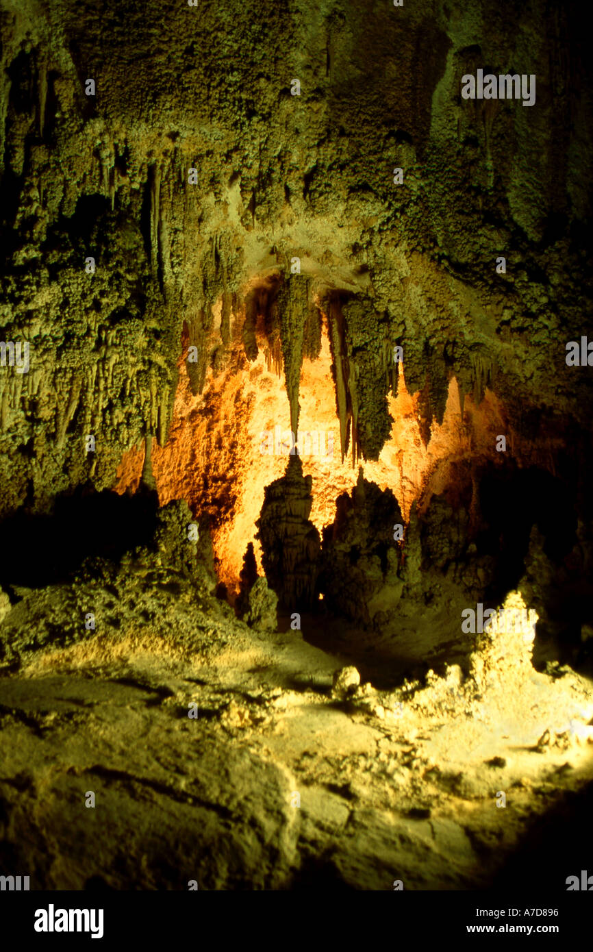 Carlsbad caverns caves in New Mexico Stock Photo