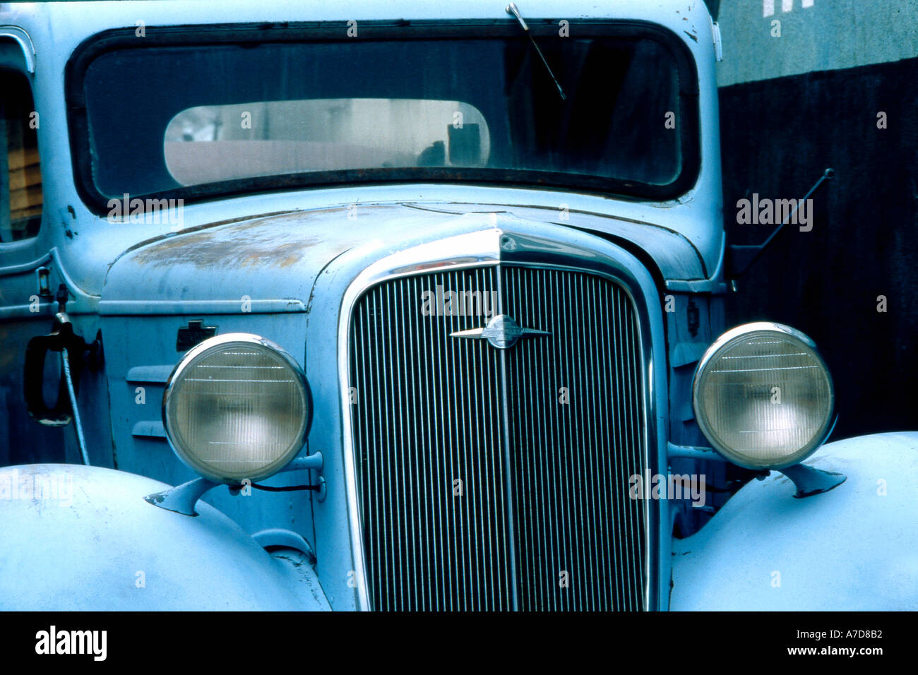 Old antique Chevrolet pickup truck Stock Photo