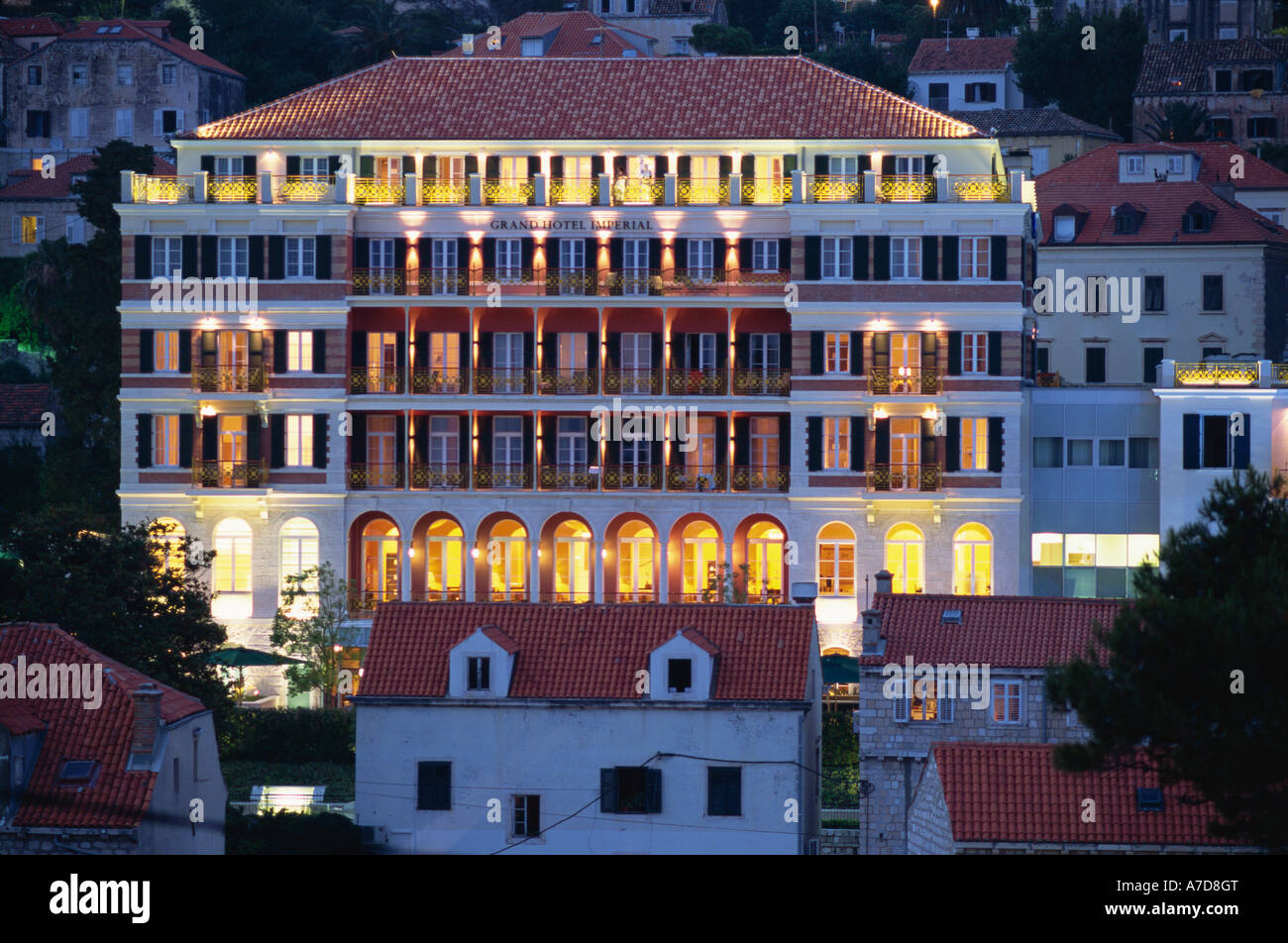 Dubrovnik, Old Town, Grand Hotel Imperial Stock Photo Alamy