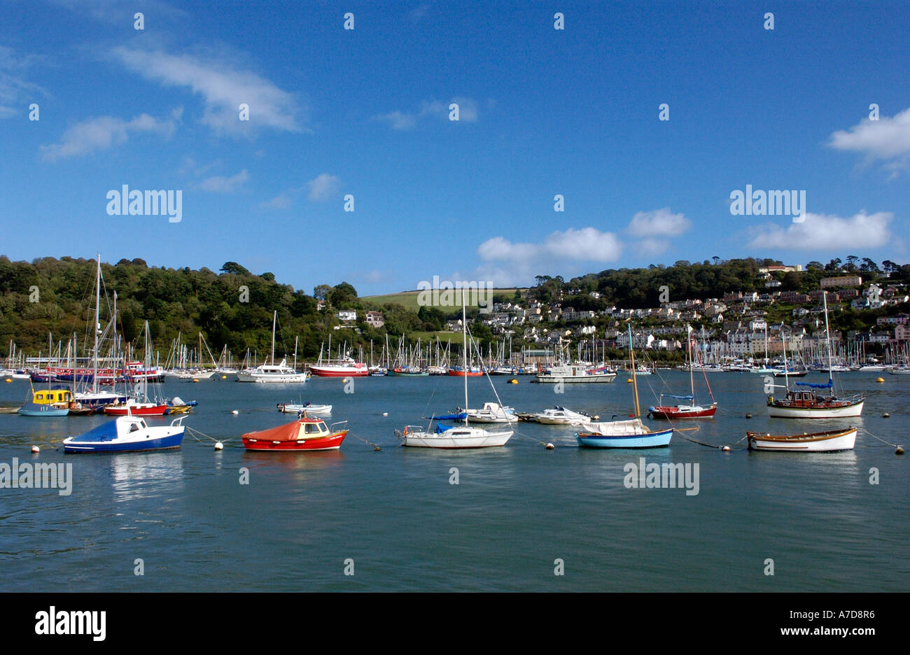 The River Dart at Dartmouth South Hams in Devon England UK Stock Photo