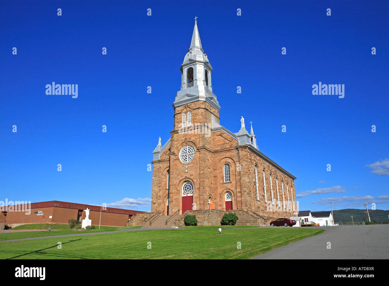 Cape Breton Island, St Pierre Catholic Church Stock Photo Alamy