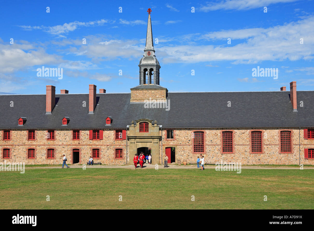 Cape Breton Island, Fortress Louisbourg Stock Photo Alamy
