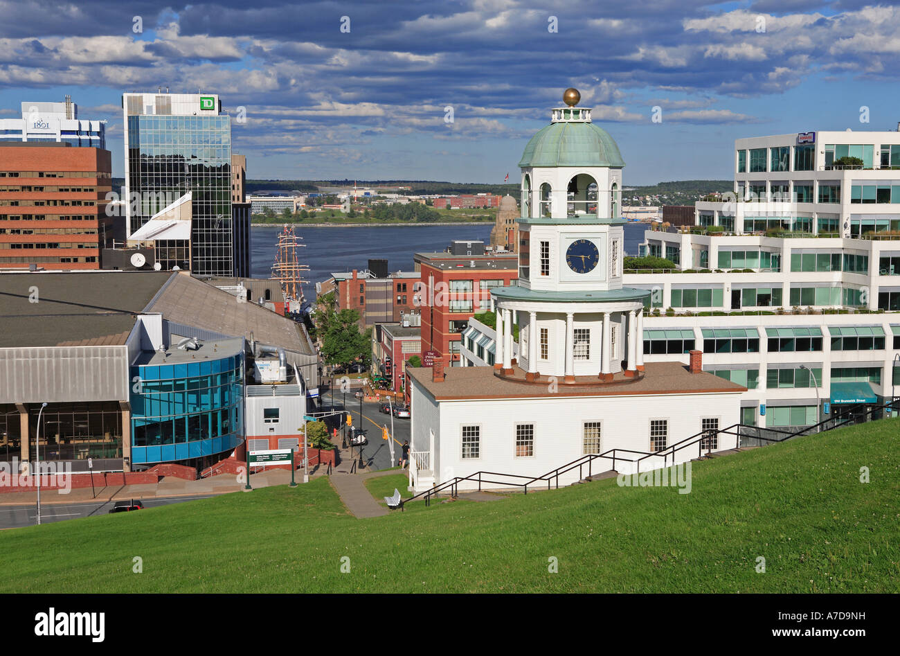 Old Town Clock, Halifax Stock Photo Alamy