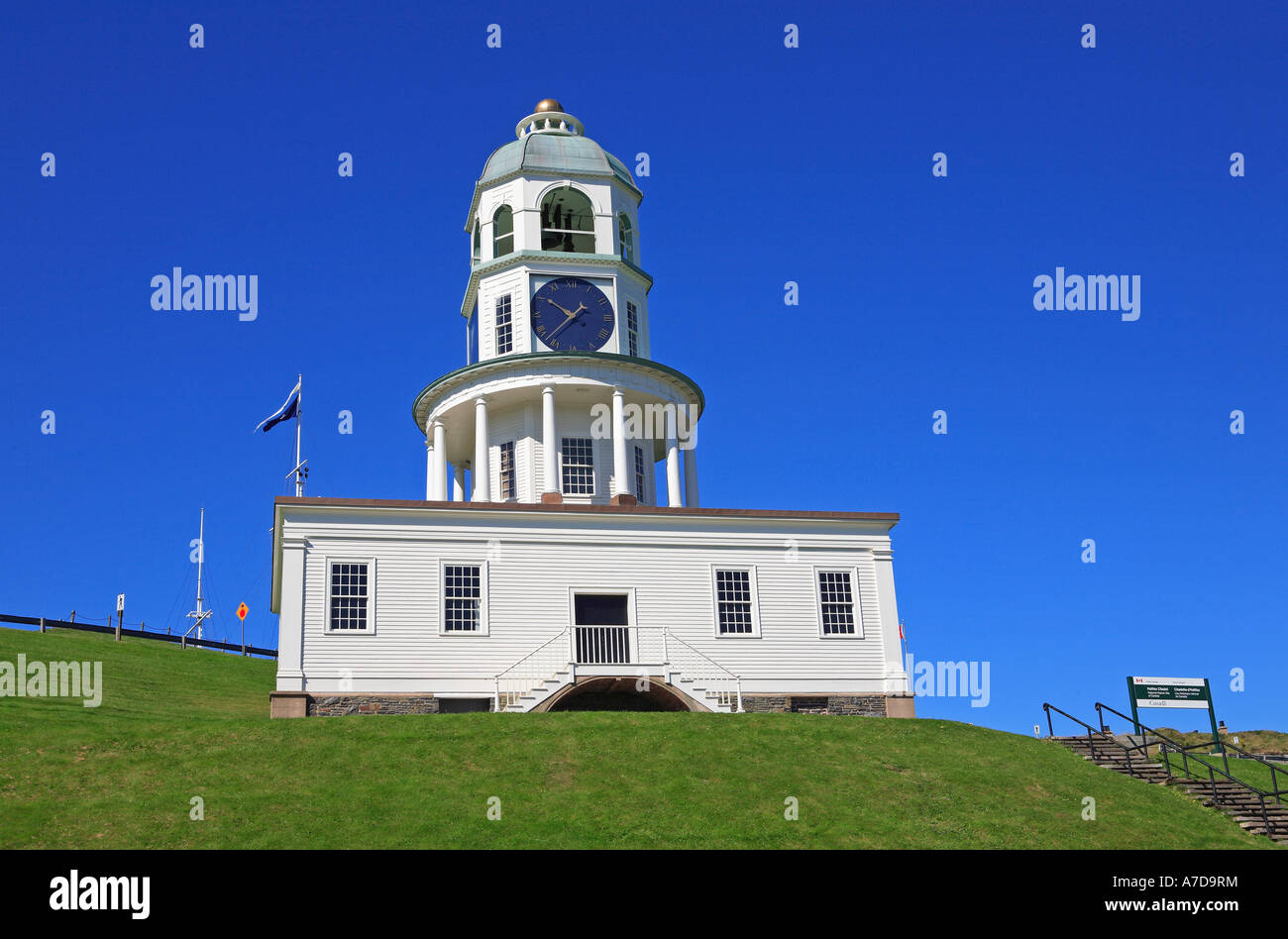 Old Town Clock, Halifax Stock Photo Alamy