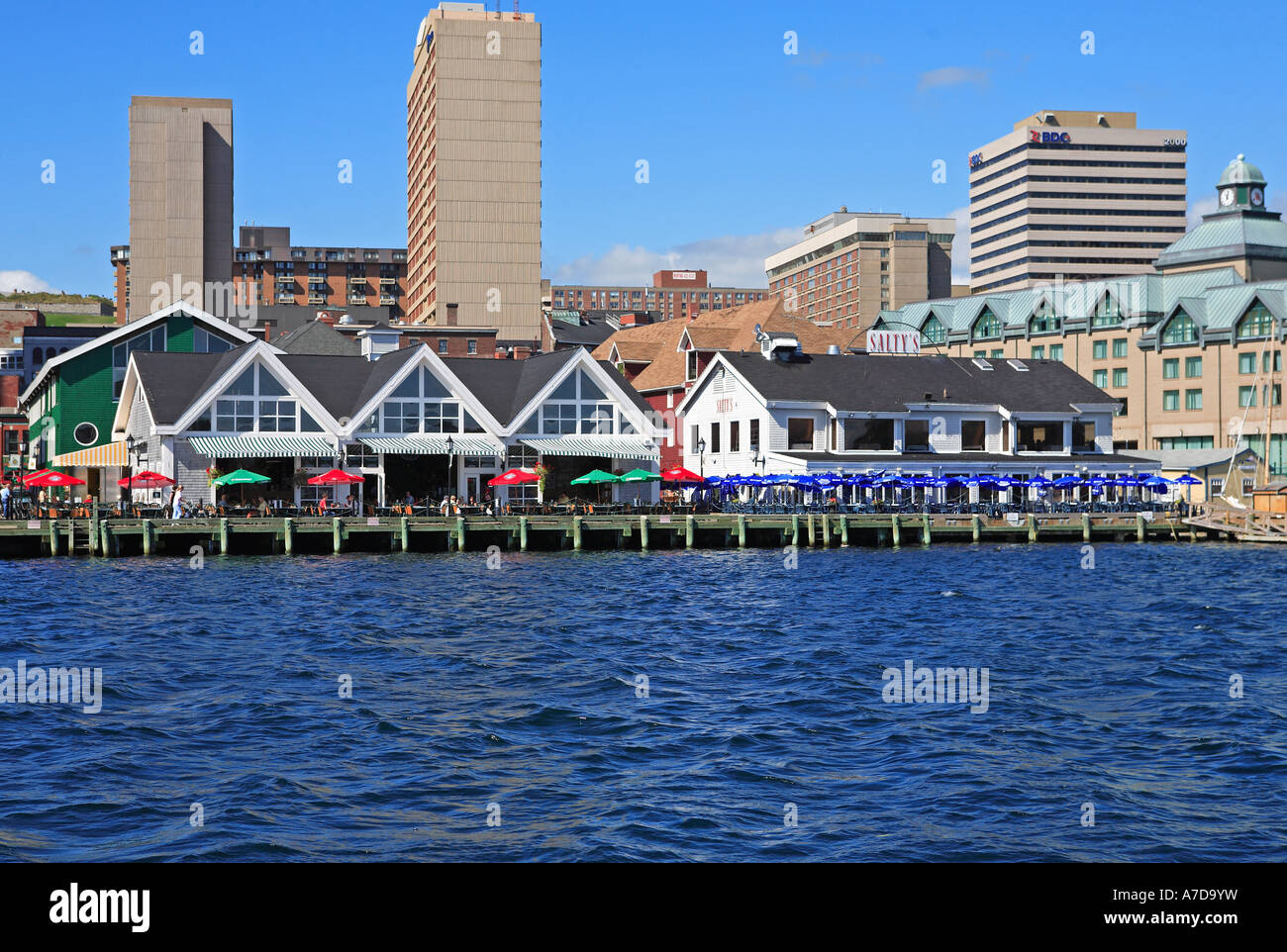 Waterfront Restaurants, Halifax Stock Photo Alamy