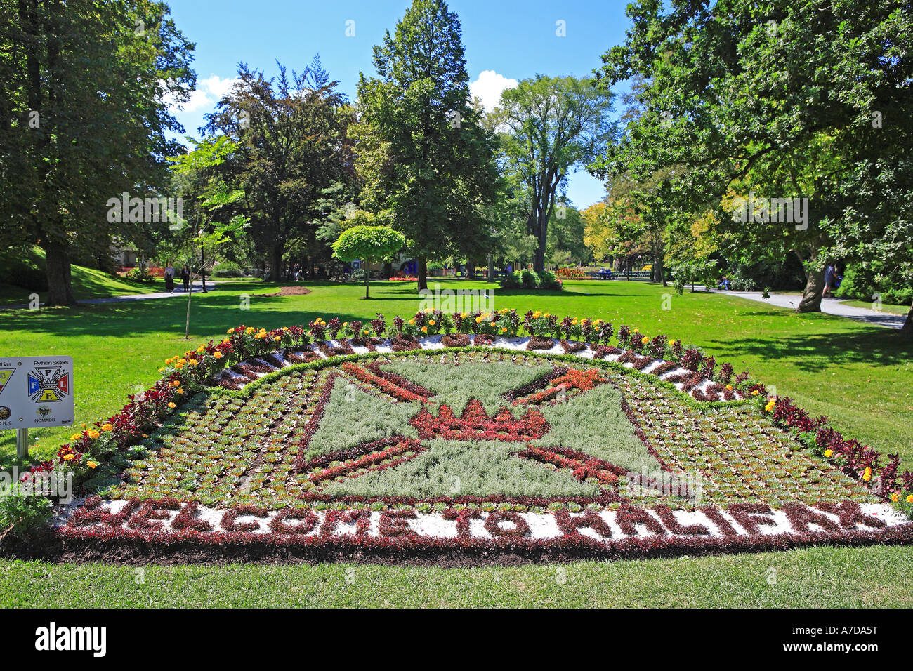 Flower Display, Halifax Public Gardens Stock Photo Alamy