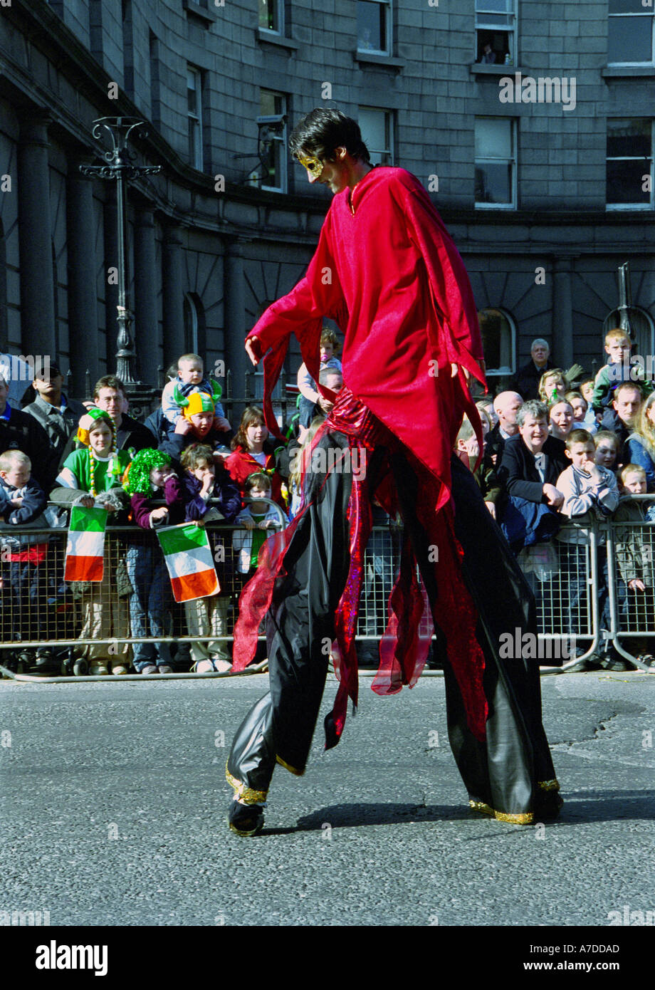 St Patricks Day Parade Dublin Ireland Stock Photo