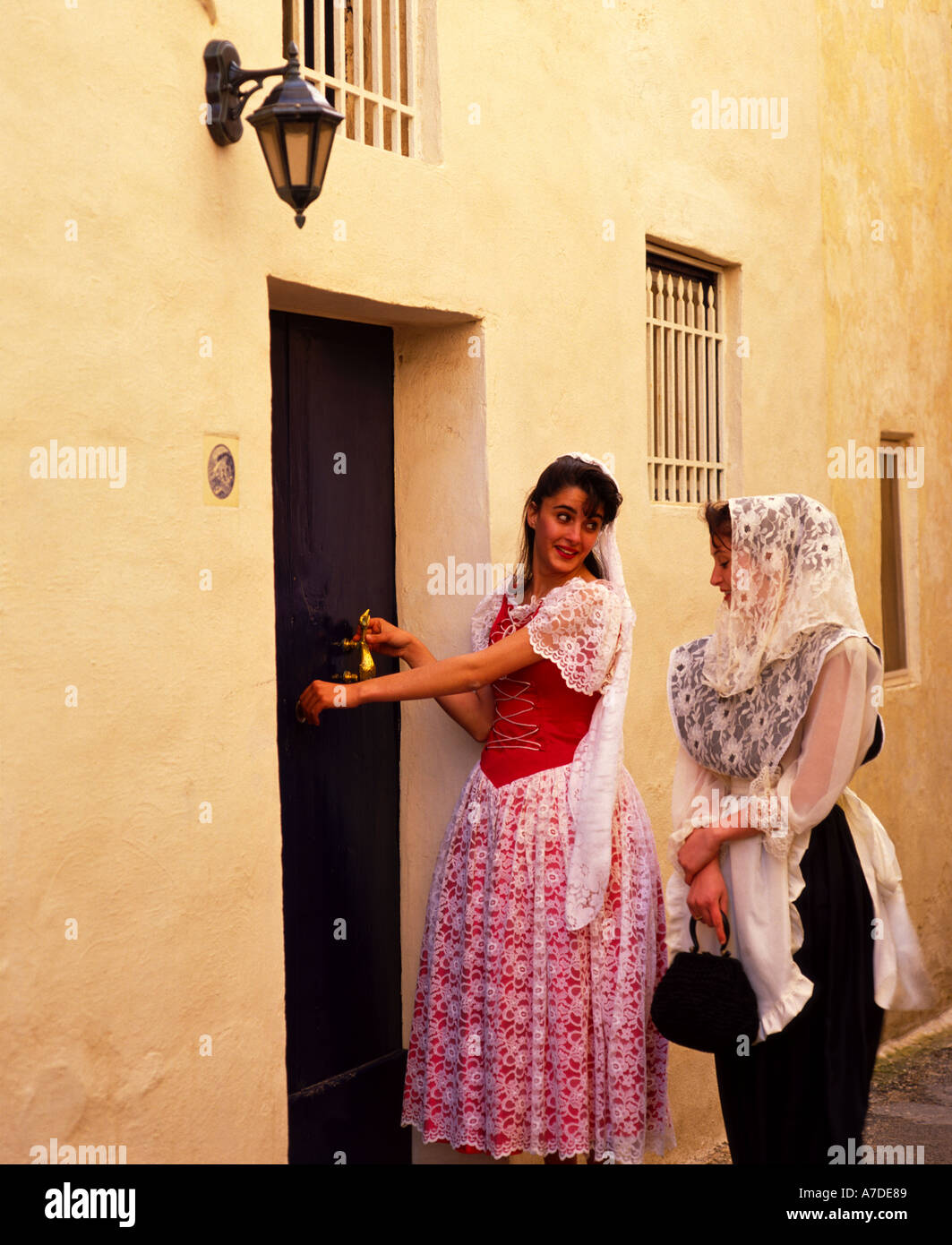 Women in national dress malta hires stock photography and images Alamy