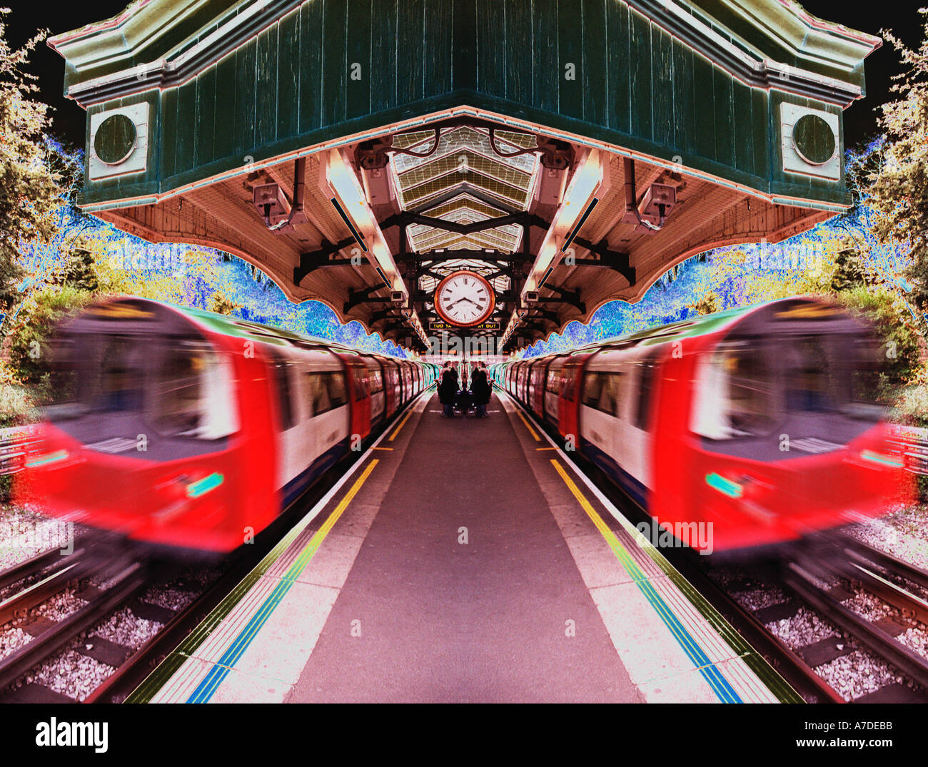 PICCADILLY LINE London Underground Tube Stations Digital 