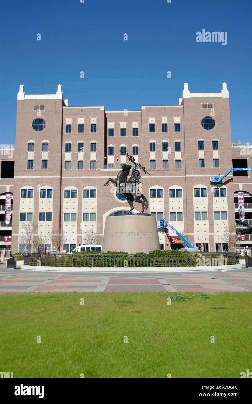 Doak S Campbell Football Stadium and Visitor Center on the Florida State University Campus Tallahassee Florida FL Seminoles Stock Photo