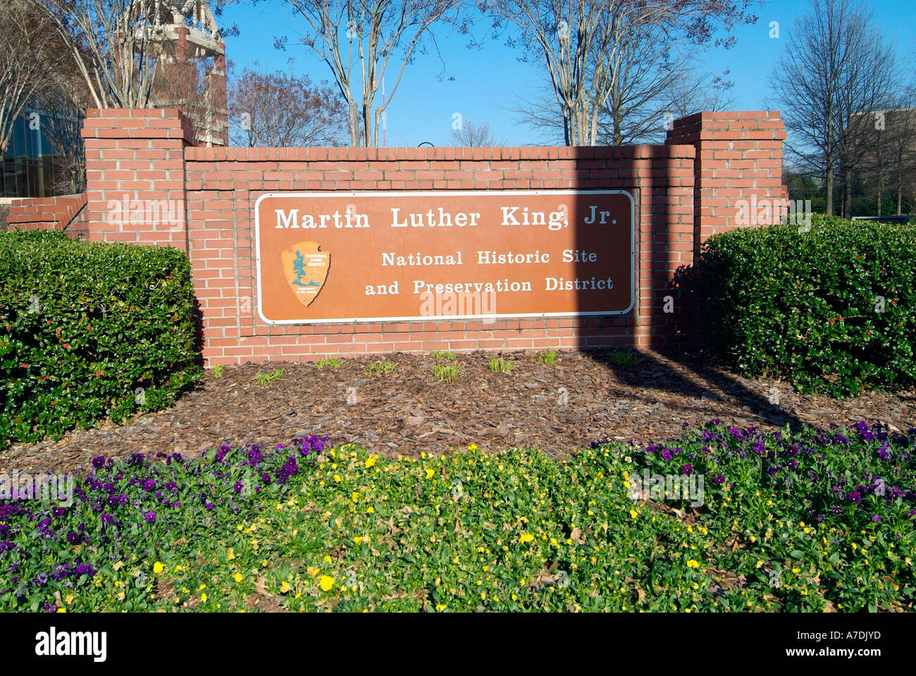 The new Ebenezer Baptist Church of Martin Luther King Jr Stock Photo