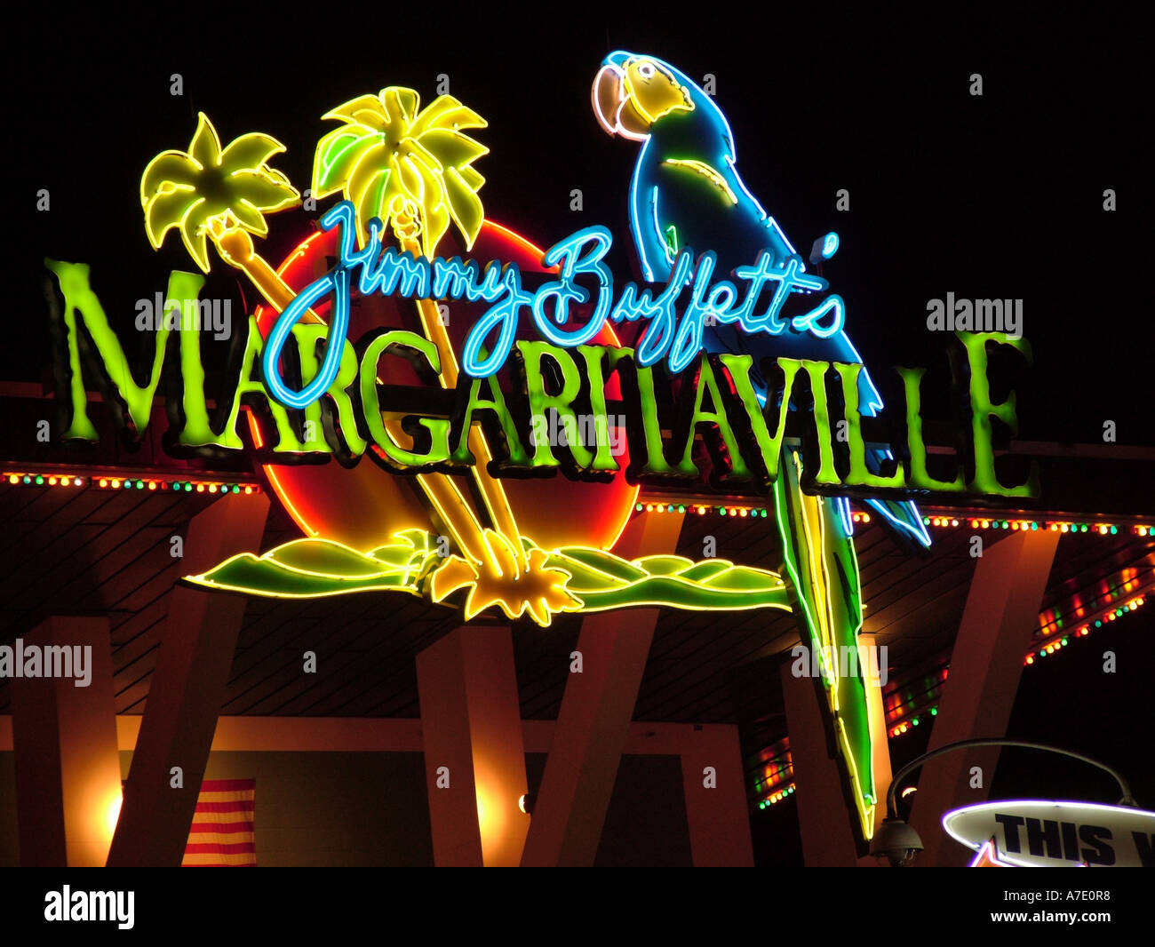 Jimmy buffet's margaritaville orlando hires stock photography and