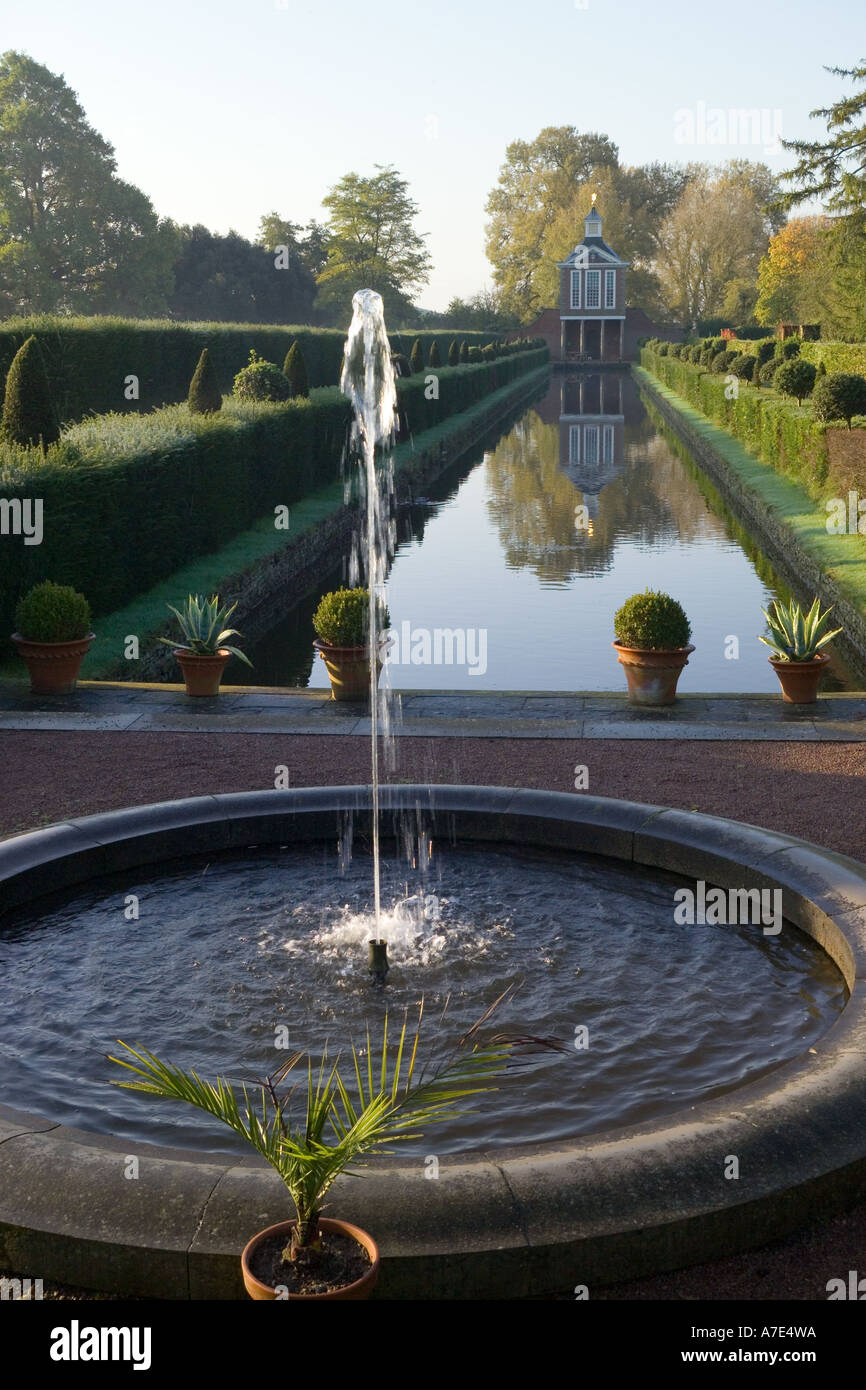 An autumn morning at Westbury Court Garden, a restored Dutch water