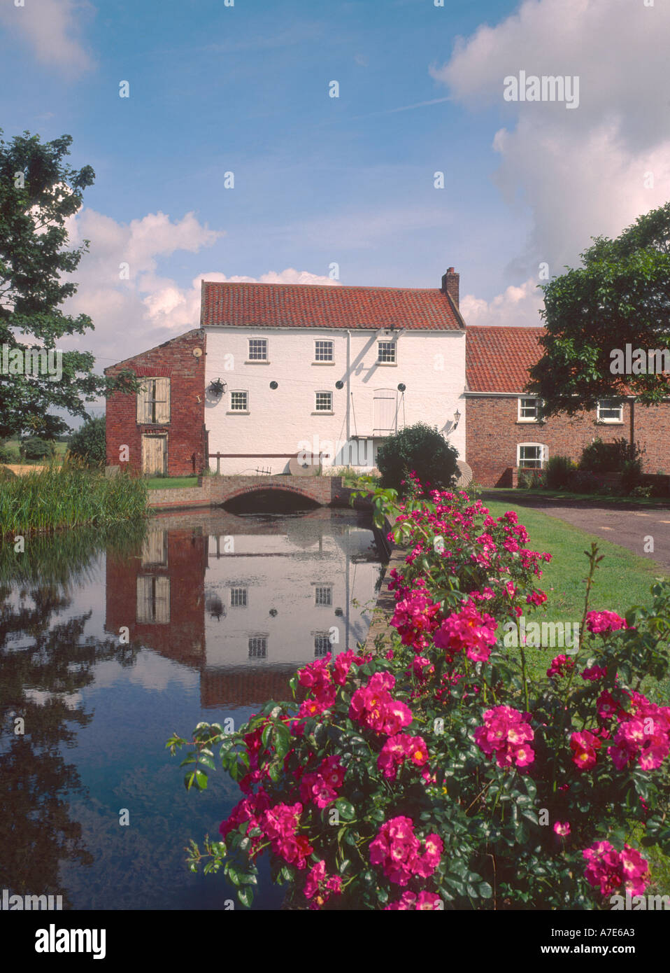 Alvingham Mill near Louth in Lincolnshire England UK Stock Photo