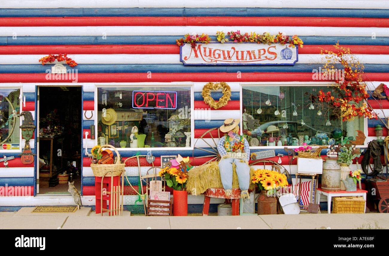 American bric a brac store in Utah USA Stock Photo