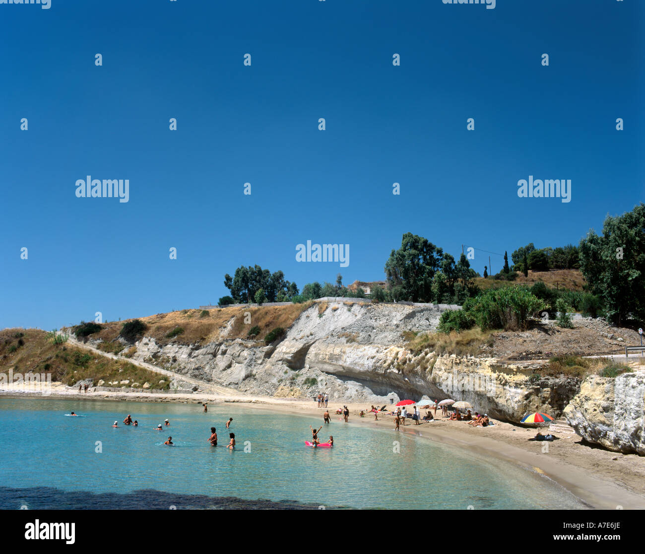 Spartia Beach, Kefalonia, Ionian Islands, Greece Stock Photo
