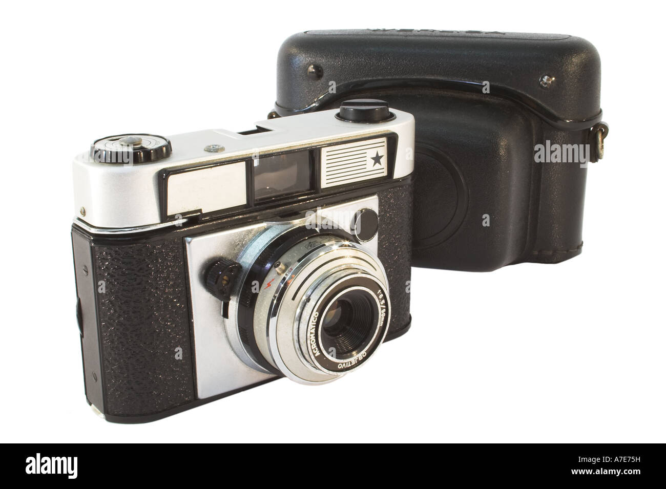 1966 vintage film camera with transport case Stock Photo Alamy