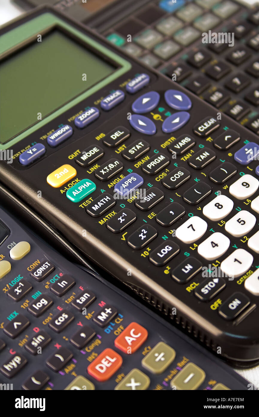 Graphing calculator keypad hires stock photography and images Alamy