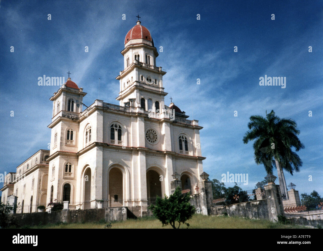 CUBA Basilica of El Cobre in Santiago. Photo Tony Gale Stock Photo