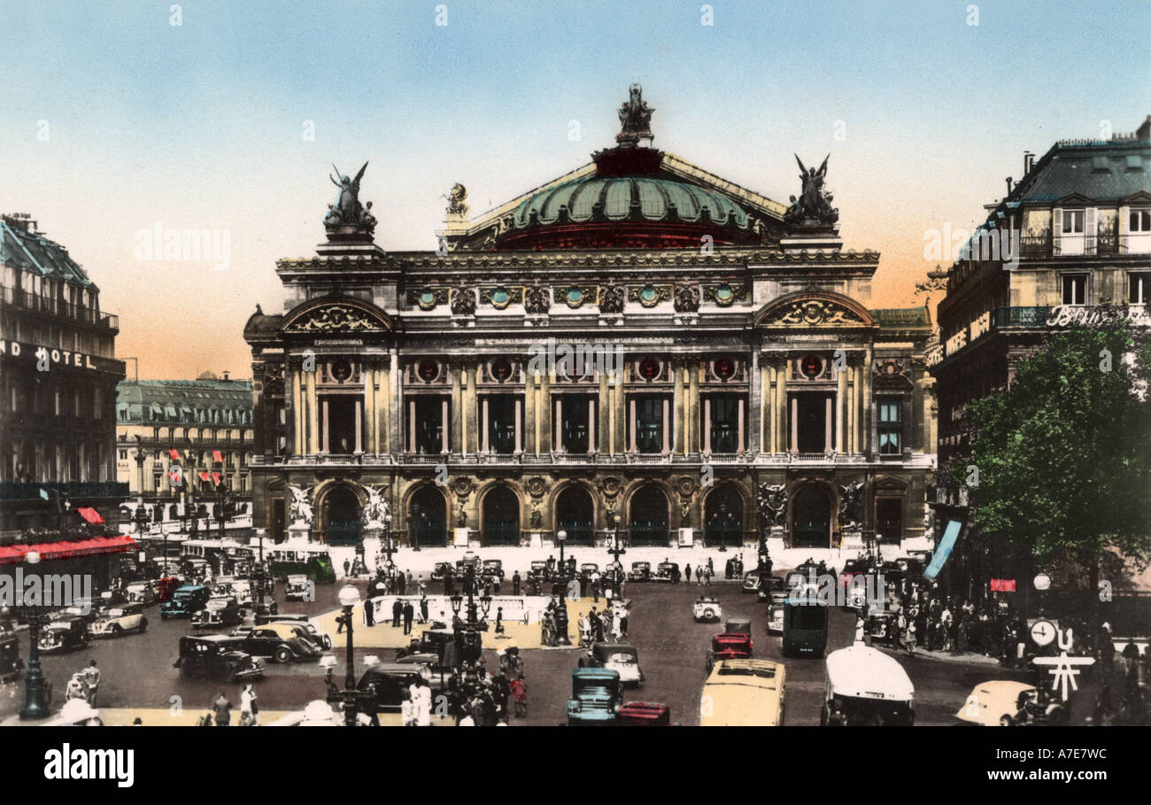 PARIS OPERA HOUSE about 1936 Stock Photo Alamy