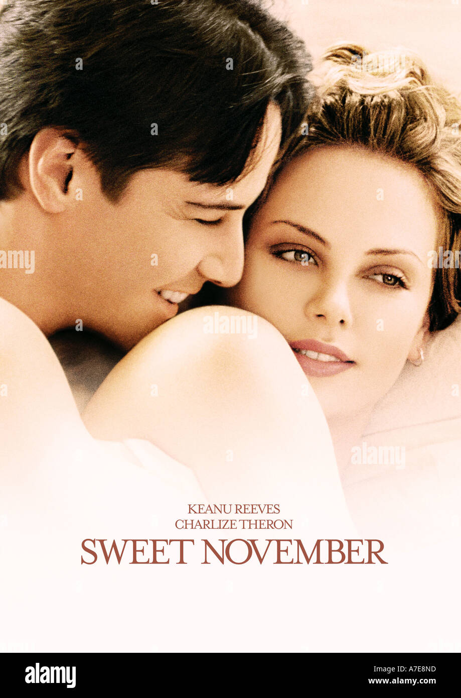 SWEET NOVEMBER poster for 2001 Warner film with Keanu Reeves and