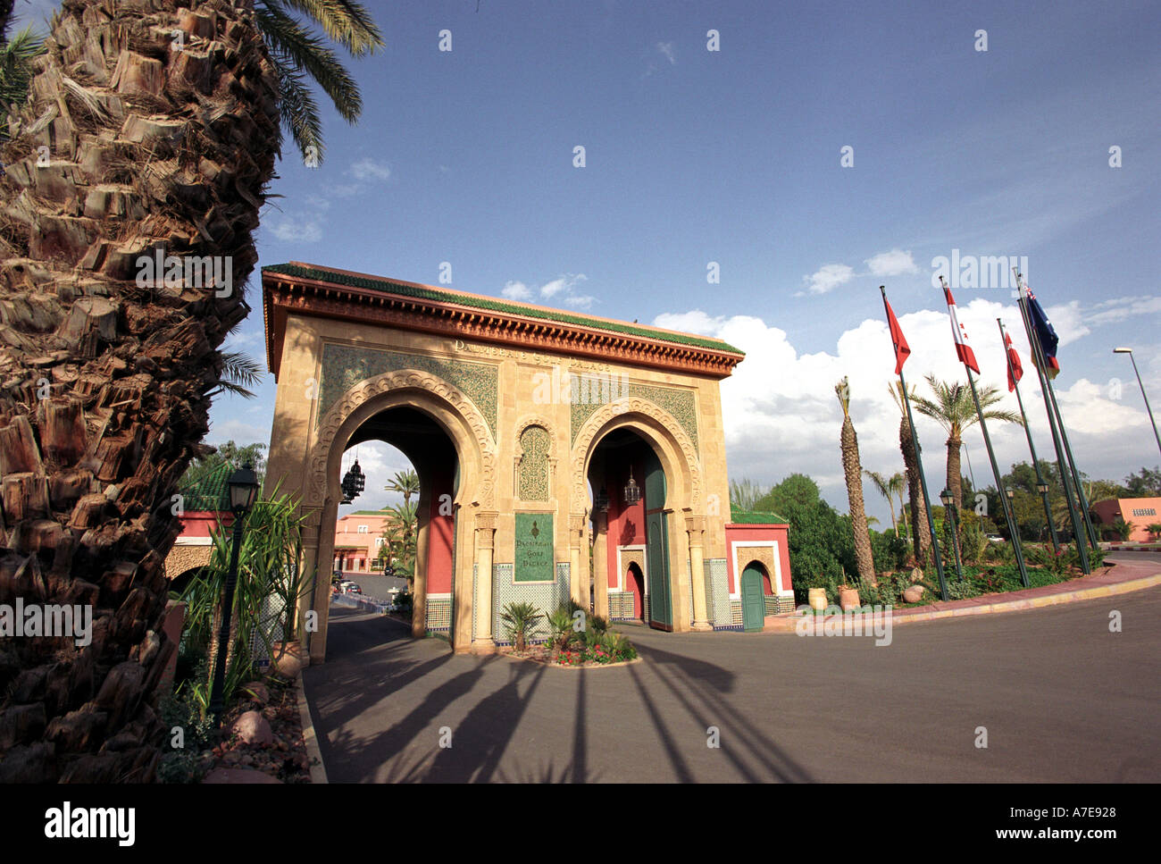 The Palmeraie Golf Palace in Marrakech in Morocco North Africa Stock Photo