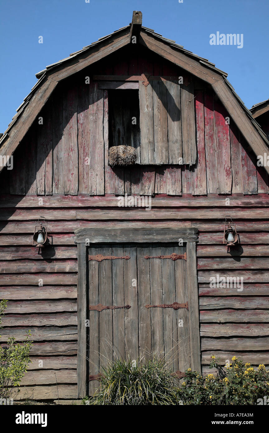 Old American Barn Stock Photo