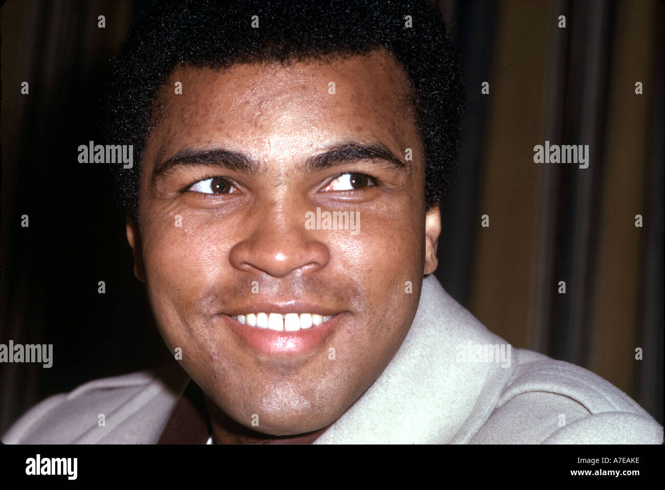 MUHAMMED ALI US boxer in March 1976 Stock Photo