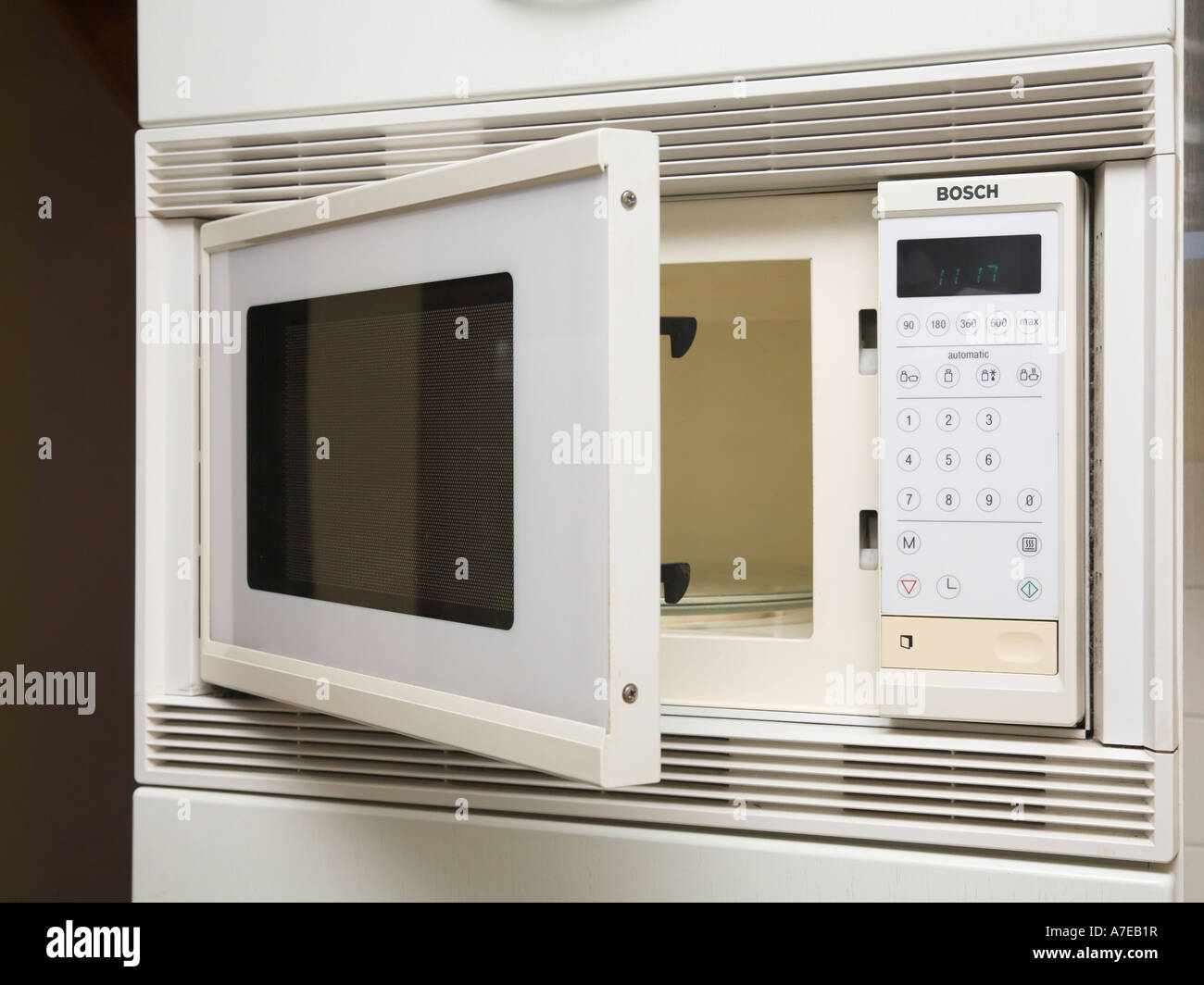 A microwave oven Stock Photo
