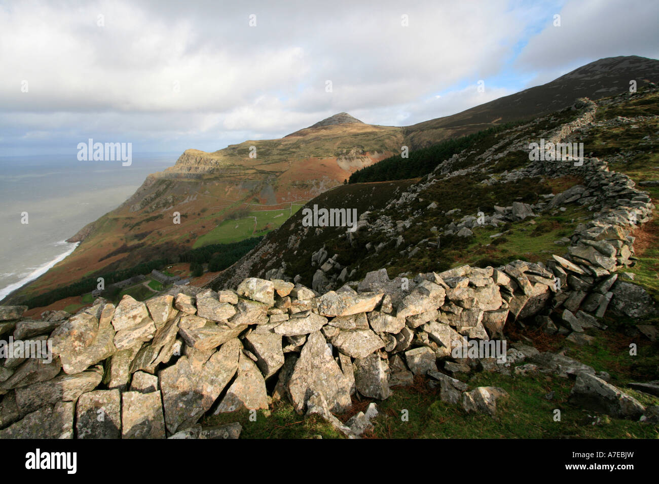 lleyn peninsula near yr eifl nant gwrtheyrn welsh language centre ...