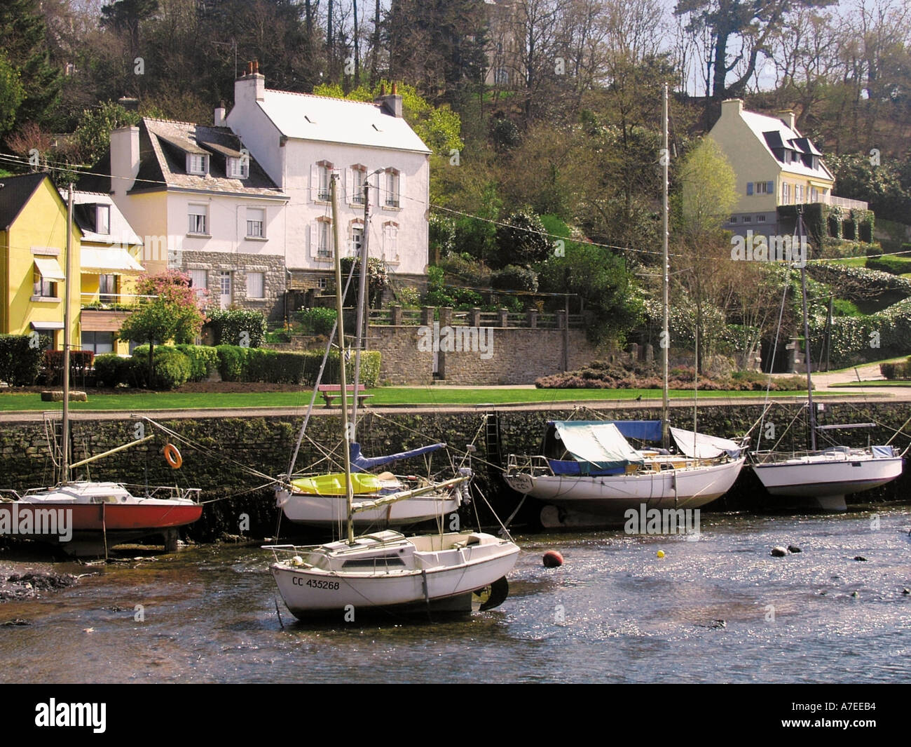 france brittany finistere pont aven  Stock Photo