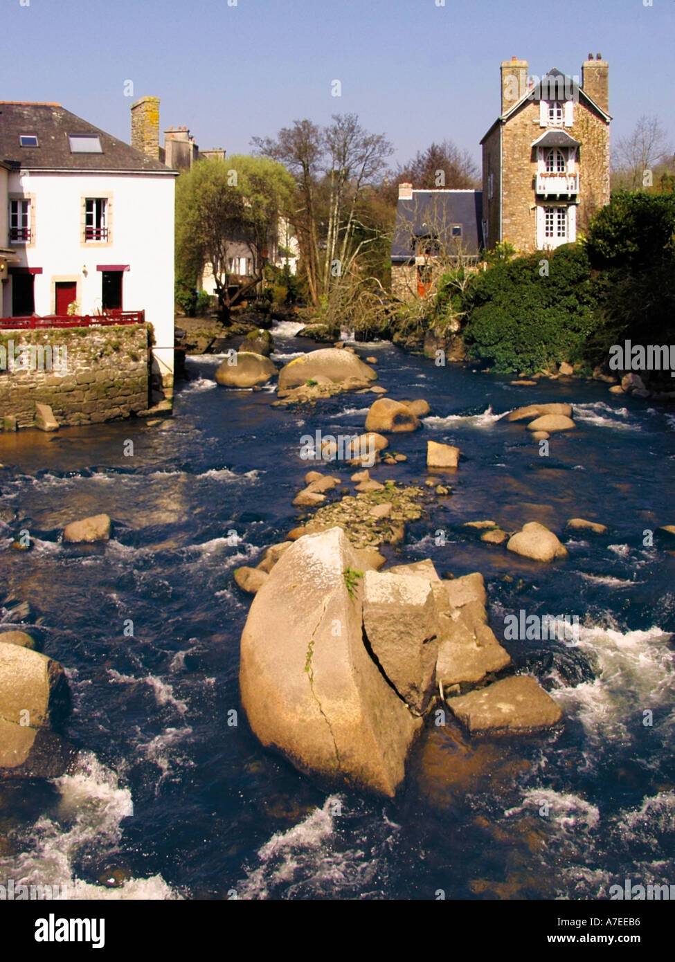 france brittany finistere pont aven  Stock Photo