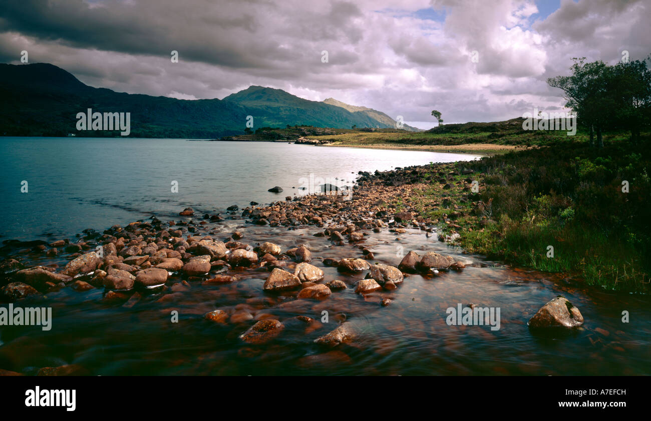 Loch Maree  Wester Ross  NW Scotland UK Stock Photo