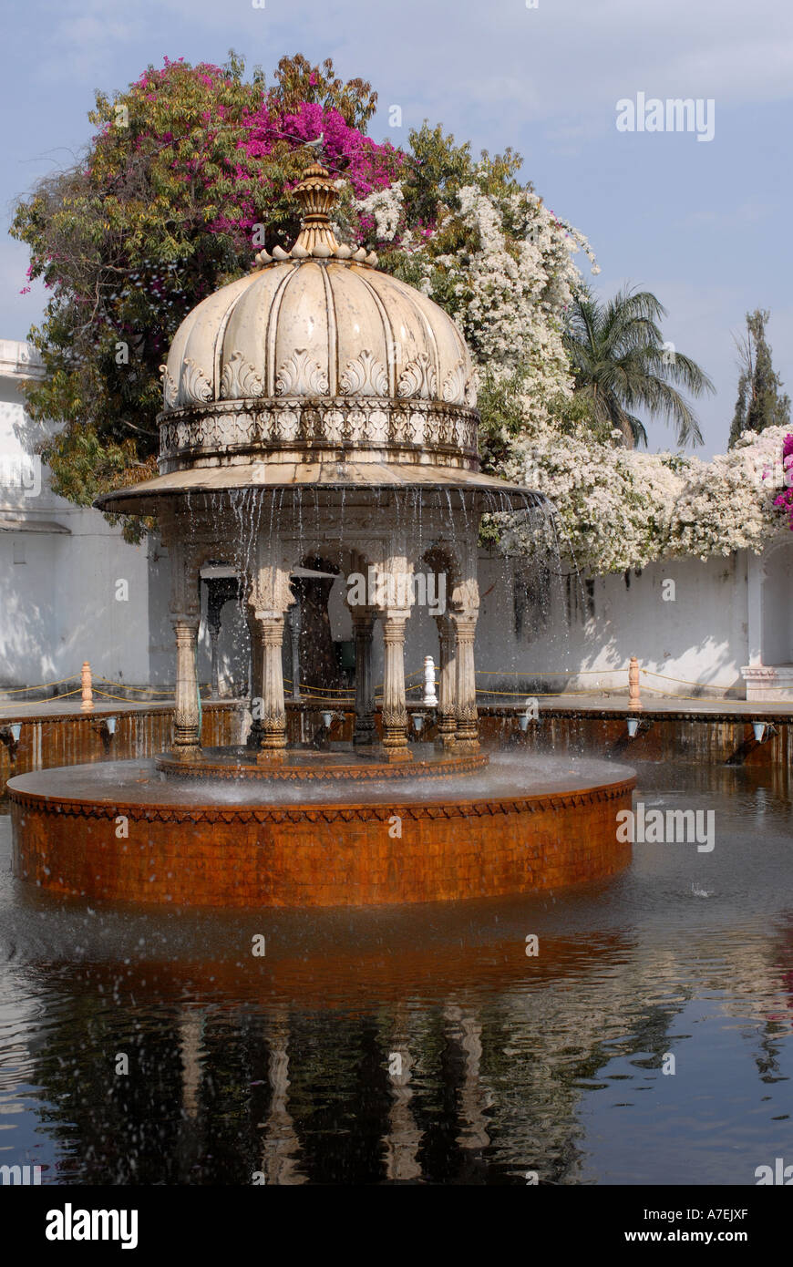 Sahelion Ki Bari park The lake city of Udaipur Rajasthan India Stock ...