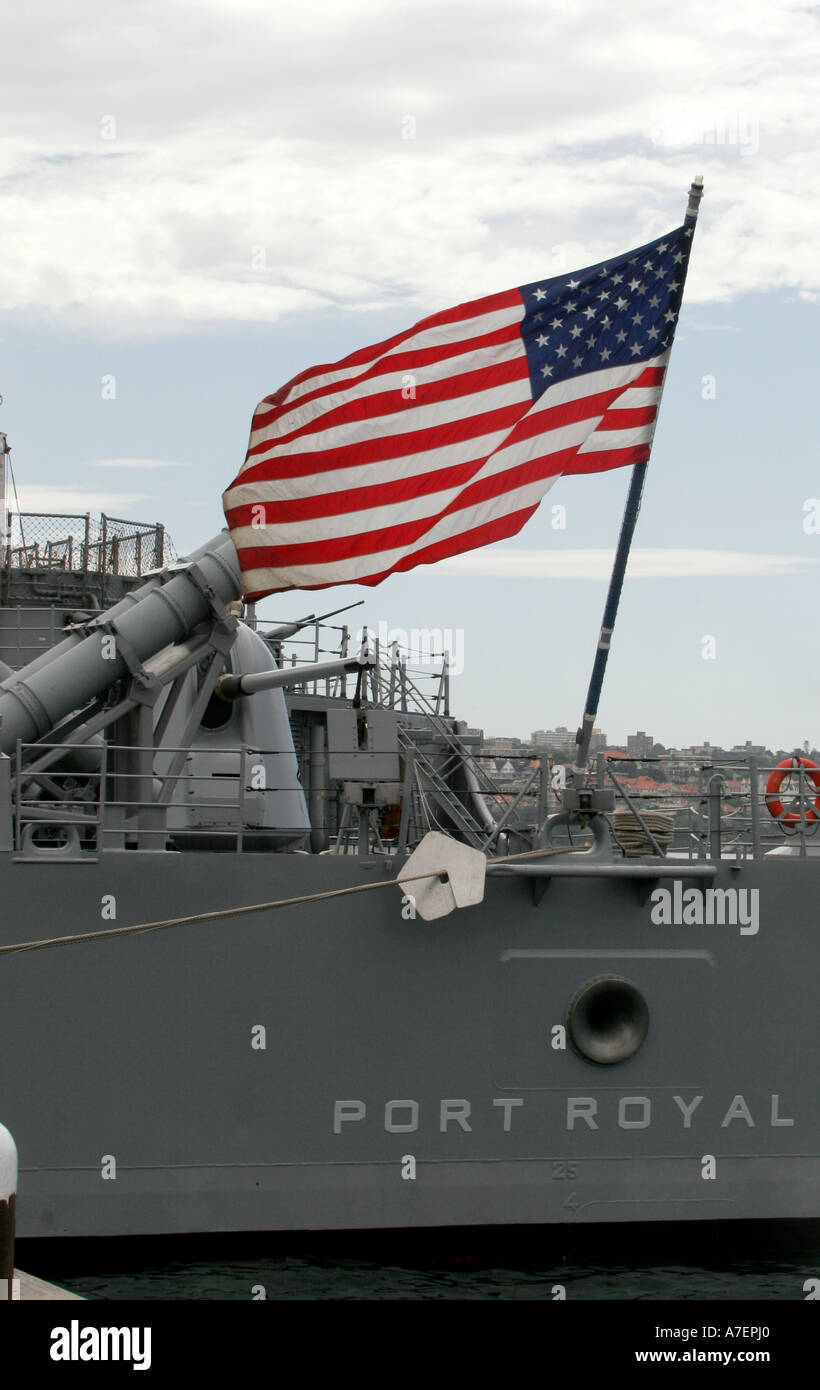 Harpoon Anti ship missiles Stock Photo