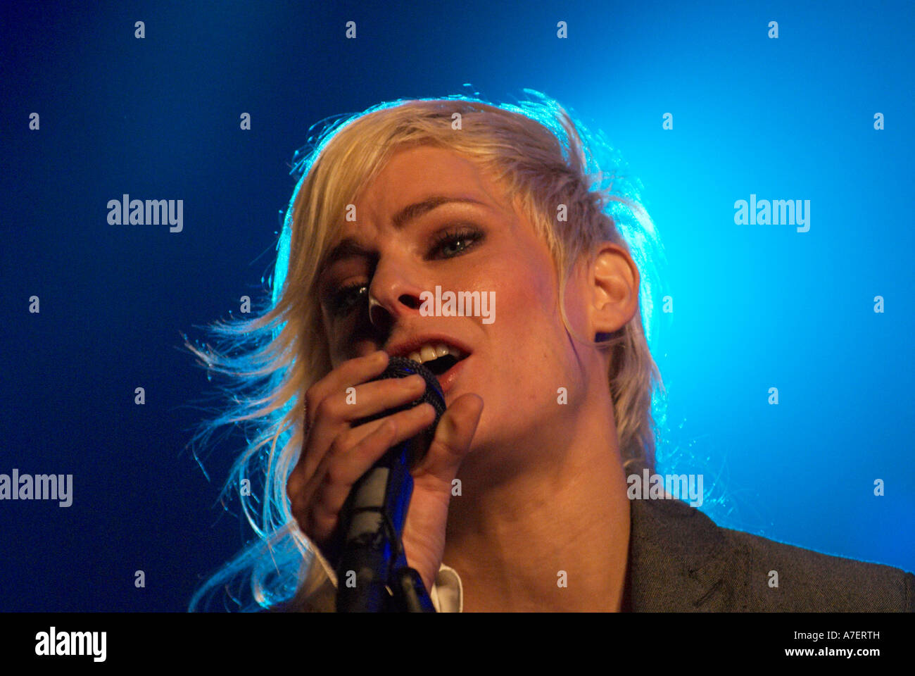 Maja Ivarsson in The Sounds 2006 Stock Photo