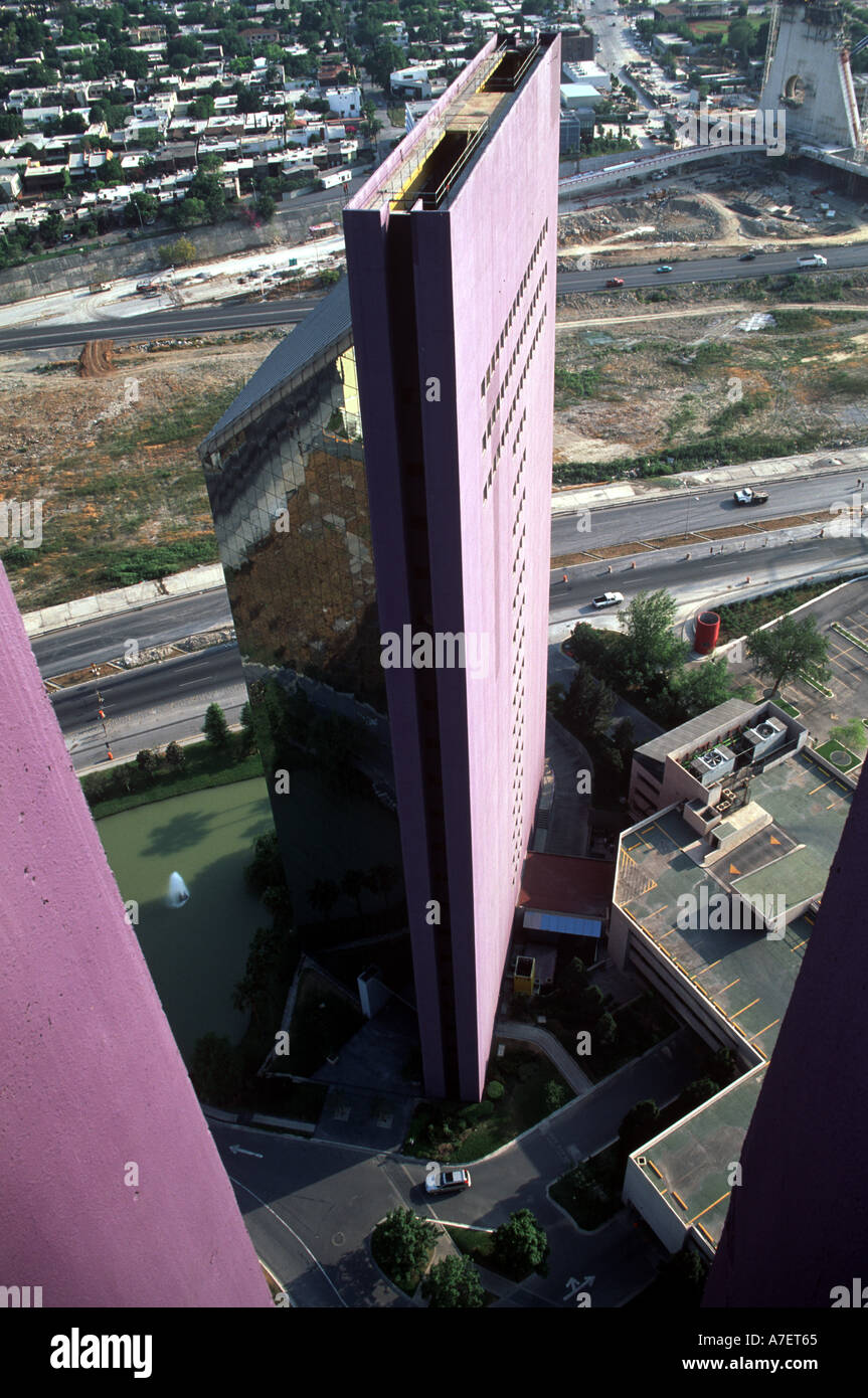 Mexico, Nuevo Leon, Monterrey, North America. Las Torres Moradas or